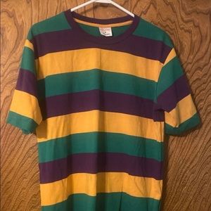 Mardi Gras Stripped Top